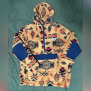 Fuzzy North Face Pullover